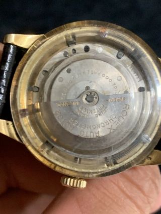 Rolex 8171 gold vintage Perpetual Moon Phase Padellone Pre Daytona 100k Watch 8