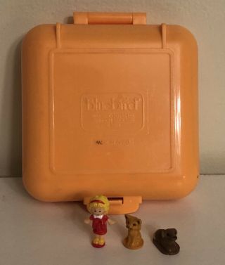 ❤️Polly Pocket Vintage 1989 Polly ' s Town House COMPLETE Compact Doll Bluebird❤️ 2