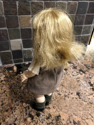 Vintage 1966 Effanbee Doll Girl Scout Brownie Doll 11” Tall W/ Beanie & Adorable 3