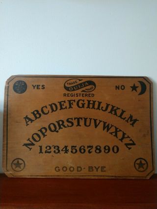 Antique William Fuld Wood Ouija Board