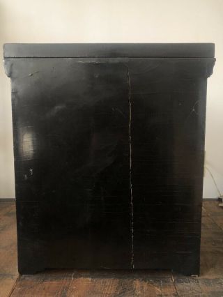 A Chinese Export Black Lacquered And Gilt Decorated Collector’s Cabinet 9