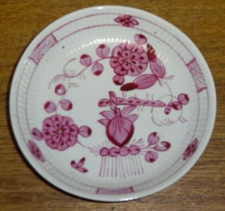 Antique Dutch Holland Weesp Porcelain Small Dish Or Saucer - 5 1/4 "