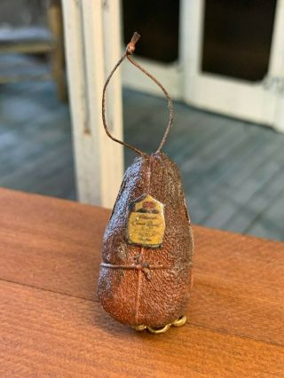 Artisan Miniature Dollhouse Vintage Large Smoked Ham Hanging String 1:12 Meat