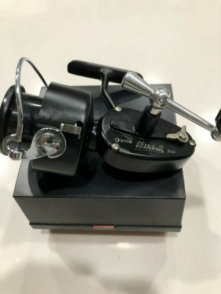 Vintage Garcia Mitchell 300 Spinning Reel With Plastic Box,