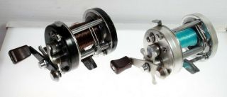2 Dam Quick 800b Champion Casting Fishing Reel - Made In Germany Parts Repair