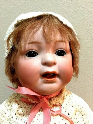 Antique German Baby,  Jdk 226,  Kestner Bisque Head,  Compo Baby Body