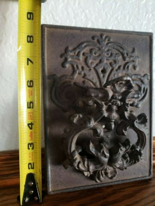 Large Vintage Antique Cast Iron Door Knocker Old Stock 2