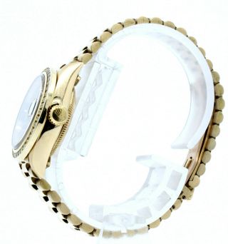 Rolex 18k Solid Yellow Gold President Diamond Bezel Dial 26mm Ladies Watch 3