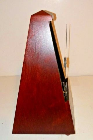 Vintage Wittner Maelzel Metronome w/ Box,  Instructions,  & Wind up Key 4