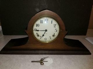 Antique Gilbert Mantel Clock With Key