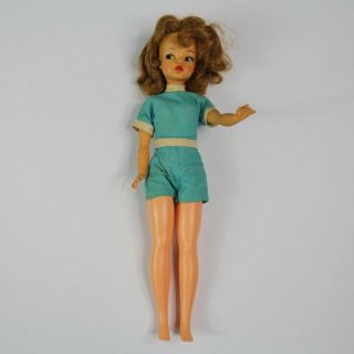 Vintage Ideal Toy Corp BS12 Tammy Doll 1960s 12 inches Blonde Hair Blue Dress 3