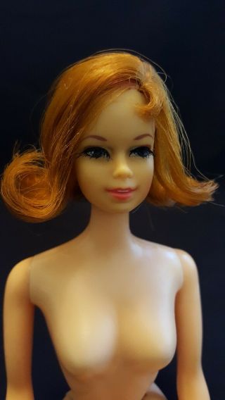 Vintage Stacey Barbie Doll Titian Redhead Twist n ' Turn 1160 Bendable Legs 4