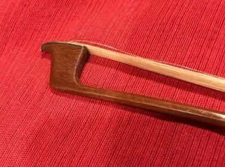 ANTIQUE VIOLIN BOW DURRO SALVADORE ? PART OF OLD ESTATE GERMAN GERMANY 7
