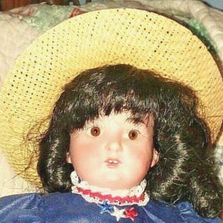 Antique 14 - Inch Am 3200 " My Jessica " Doll In Usa Colors
