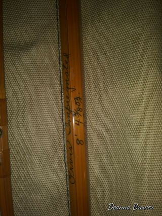 Vintage fly rod orvis bamboo with extra tip.  8 ' 2 