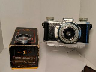 Vintage Kodak 35 F/4.  5 135 Film Camera Rare Antique With Box