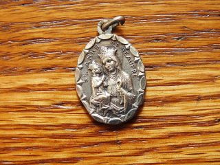 Antique Religious Medal St Ann BeauprÉ To Cure Diseases