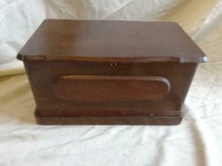 Large Antique Wooden Box 400mm (16 ") X 230mm (9 ") X 200mm (8 ") H