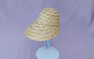 Vintage Doll Straw Hat C1980