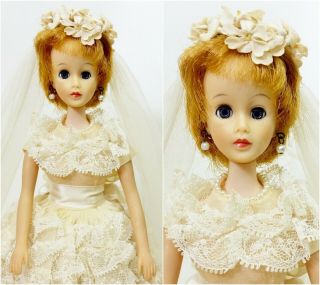 Vintage 1964 Madame Alexander Brenda Starr Bride Doll 2