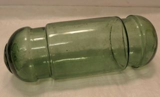 Vintage Japanese Glass RARE SE JUMBO ROLLER FLOAT SWIRLS 16.  25 
