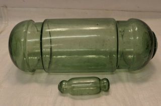 Vintage Japanese Glass Rare Se Jumbo Roller Float Swirls 16.  25 " G26