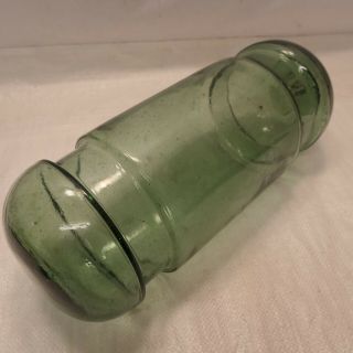 Vintage Japanese Glass RARE SE JUMBO ROLLER FLOAT SWIRLS 16.  25 