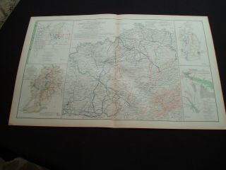 Bien Civil War Atlas Battle Map Baton Rouge Perryville Washington Cumberland Arm
