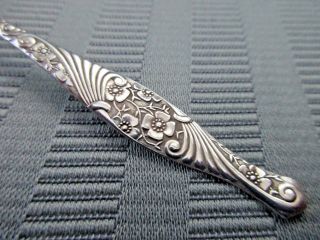 Towle Demitasse Spoon Sterling Silver.  925 No.  10 Pattern Dainty Floral Engraved