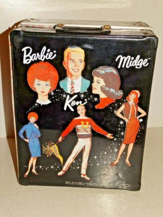 Barbie: Vintage Black Barbie Midge Ken Trunk Case