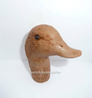 Duck Head Cast Resin Handle For Walking Stick Making