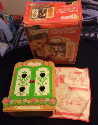 Strawberry Shortcake Berry Patch Carry Case Kenner 1980s