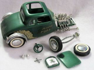 3 ROUGH VINTAGE HOT RODS & LOOSE PARTS,  FROM THE 60 ' S? ONE DECAL: SCREAM PUFF 4