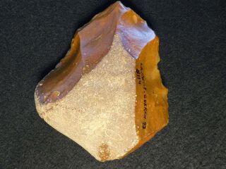 Precious Hand Ax 120mms Stone Age Paleolithic Flint Homo Erectus Heidelbergensis