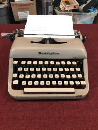 Remington Rem - Riter Portable Typewriter.  Fast Ship