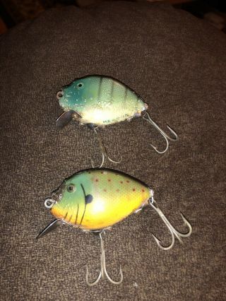 Two Vintage Heddon Punkinseed Lures Warriors
