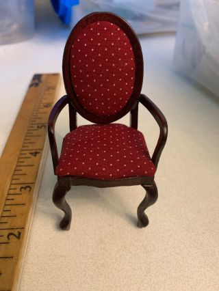Miniature Chair Wood Doll House Furniture Vintage