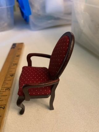 MINIATURE Chair WOOD DOLL HOUSE FURNITURE VINTAGE 2