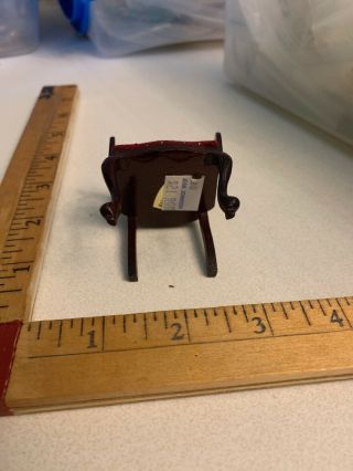 MINIATURE Chair WOOD DOLL HOUSE FURNITURE VINTAGE 5