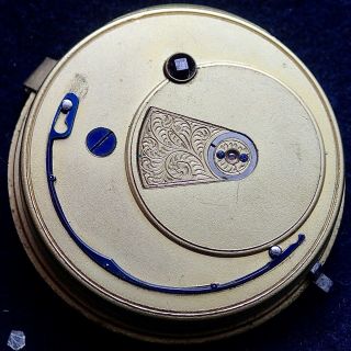 J.  G.  GRAVES Sheffield Express English Lever Antique Pocket Watch Movement c1890 3