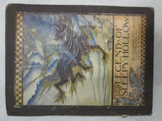 Antique Book The Legend Of Sleepy Hollow Irving Arthur Rackham Arl 1928