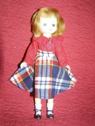 Vintage Betsy Mccall: 8 " Hard Plastic Doll