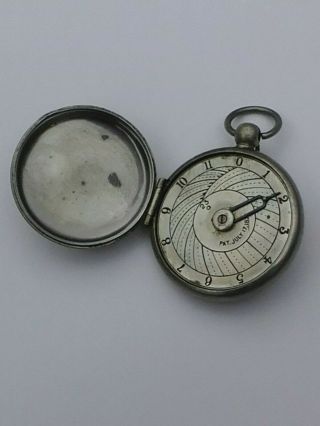 Vintage Antique 1877 Rare Pedometer / Pocket Watch