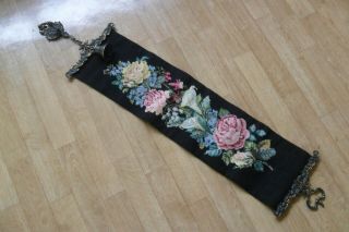 Vintage Tapestry Wall Hanging Bell Pull