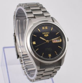 Authentic Vintage Seiko 5 Automatic 21 Jewels CAL.  7S26A Day Date Men ' s Watch 3