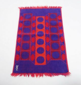 Yves St Laurent Ysl Towel Vintage 60s 70s Mod Fieldcrest