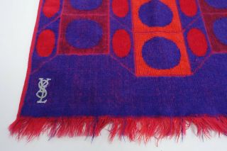 Yves St Laurent YSL Towel Vintage 60s 70s Mod Fieldcrest 3