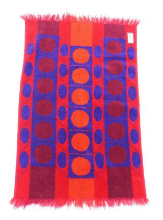 Yves St Laurent YSL Towel Vintage 60s 70s Mod Fieldcrest 5