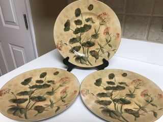 222 Fifth Asian Antique Dinner Plates 2