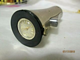 Vintage Watch Lighter Alpha 17 Jewels Watch Runs